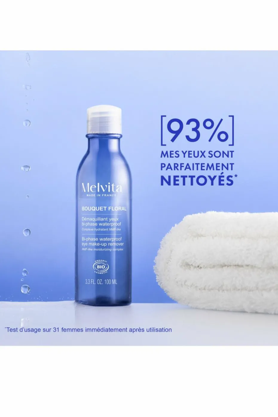 Démaquillant yeux bi-phase