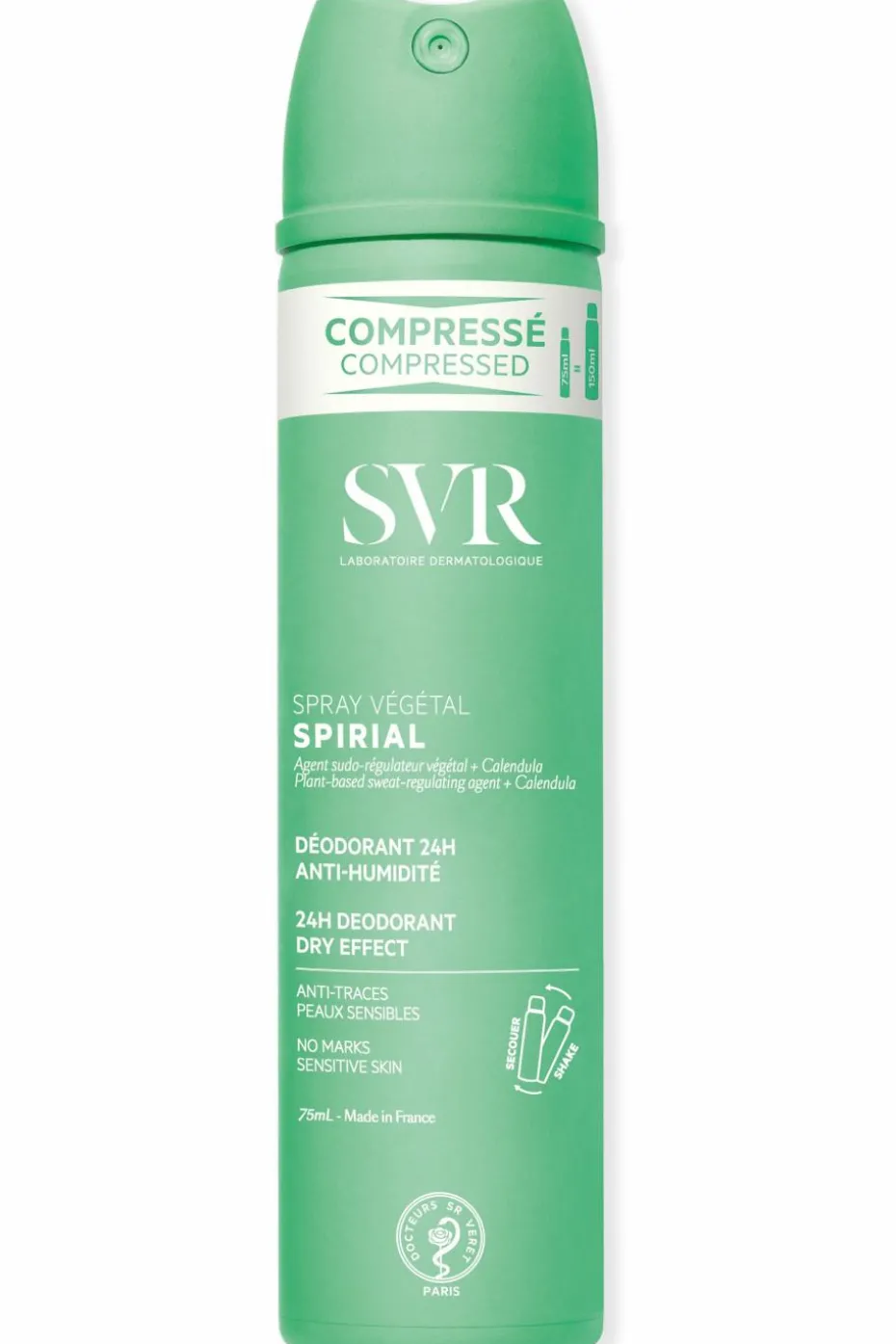 Déodorant en spray anti-humidité 48h Spirial