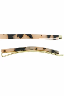 Duo de barrettes écaille