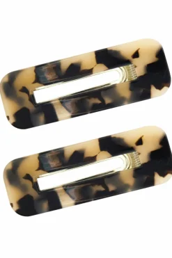 Duo de barrettes Ecaille