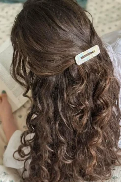 Duo de barrettes nacres