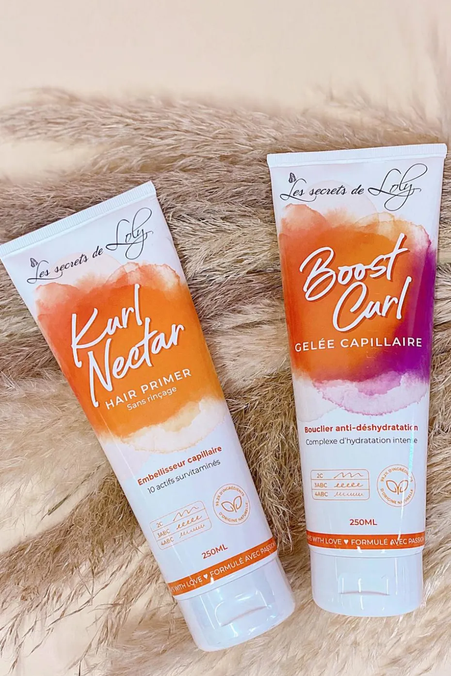 Duo de soins sans rinçage pour cheveux secs et bouclés