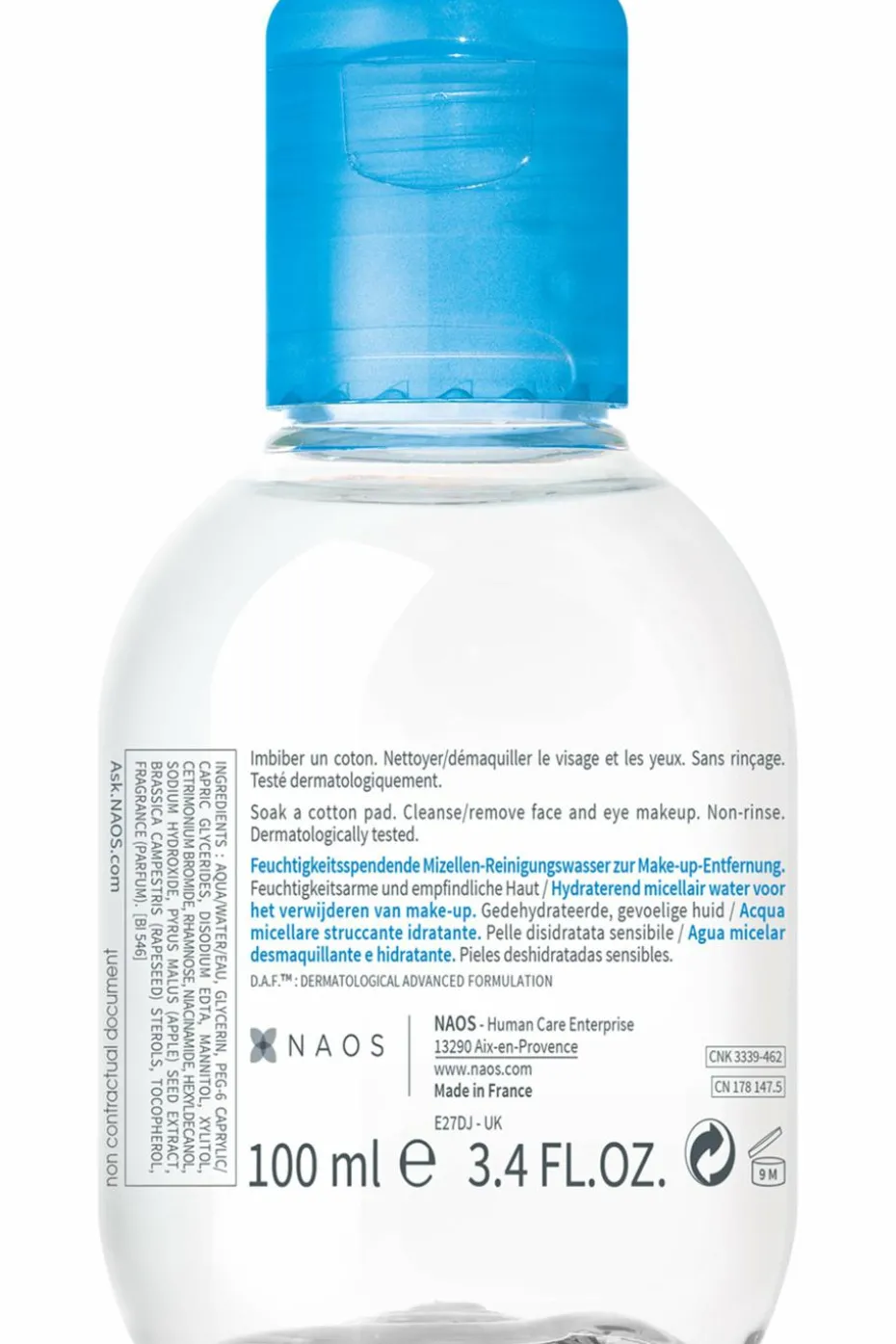 Eau micellaire démaquillante hydratante Hydrabio H20