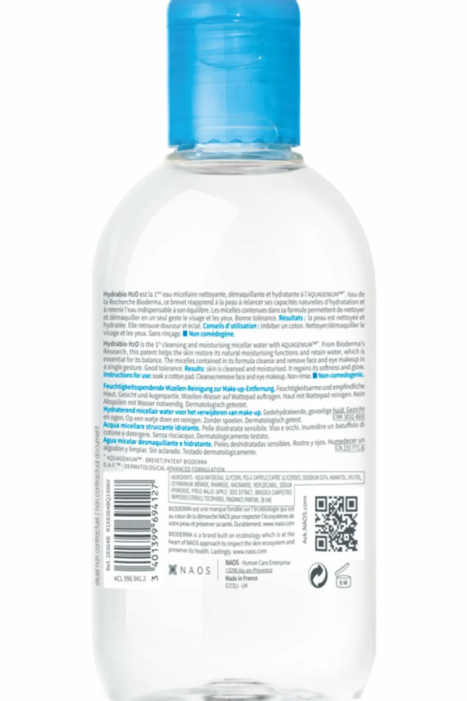 Eau micellaire démaquillante hydratante Hydrabio H20