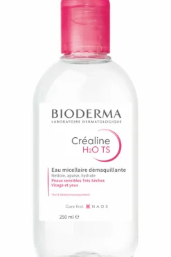 Eau micellaire démaquillante peaux très sèches Créaline T.S. H2O