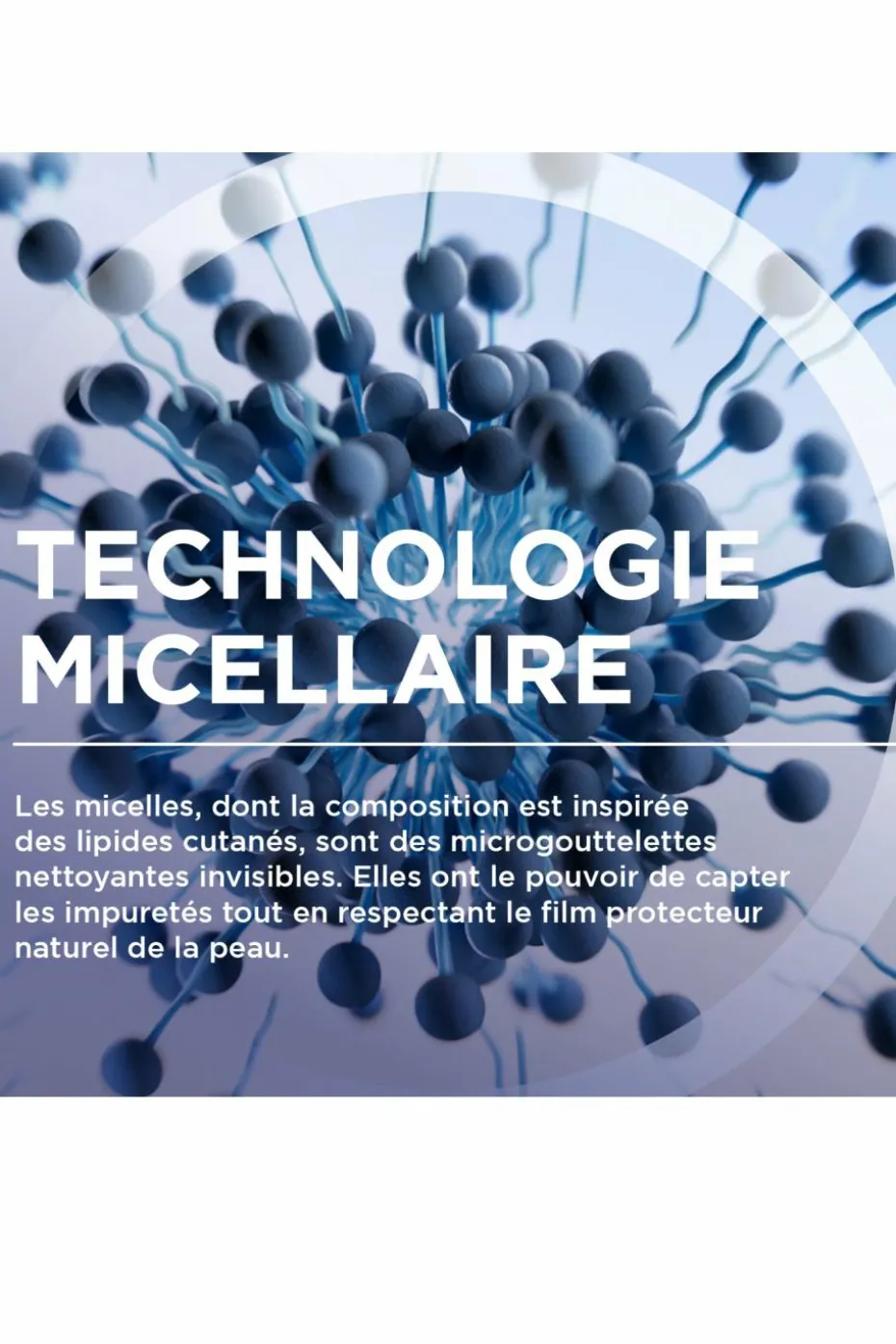 Eau micellaire démaquillante peaux très sèches Créaline T.S. H2O