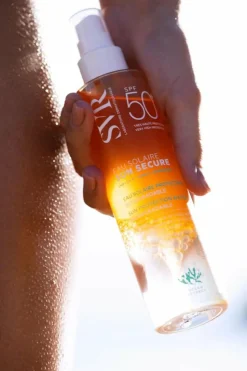 Eau solaire SPF50 protectrice biodégradable