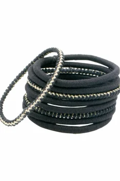 Elastiques Epais Noirs x9