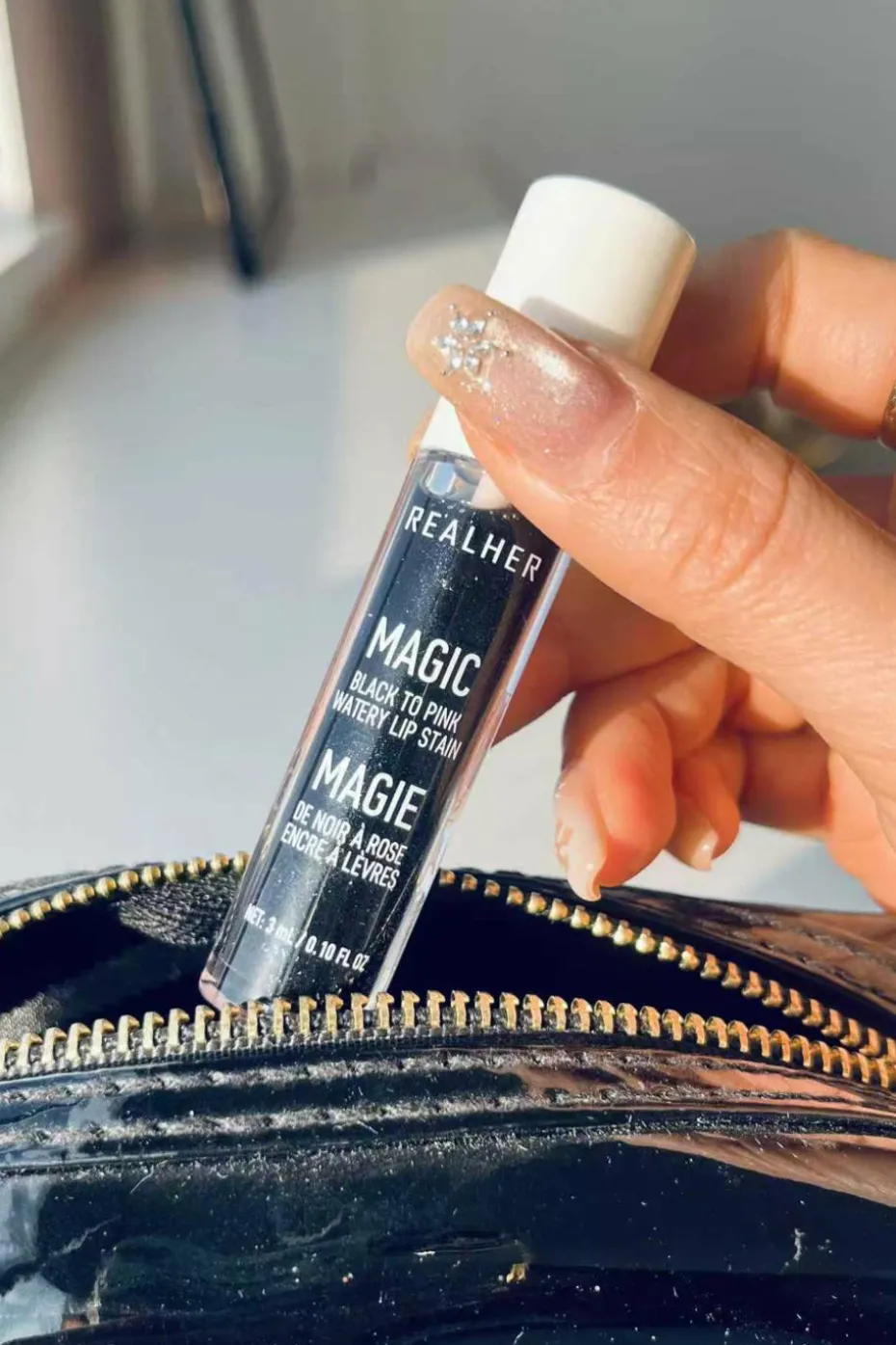 Encre à lèvres magie de noir à rose
