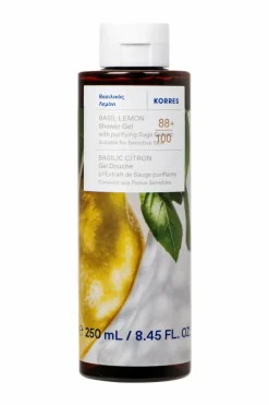 Gel douche basilic citron