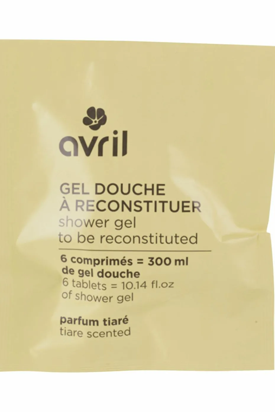 Gel douche rechargeable à reconstituer