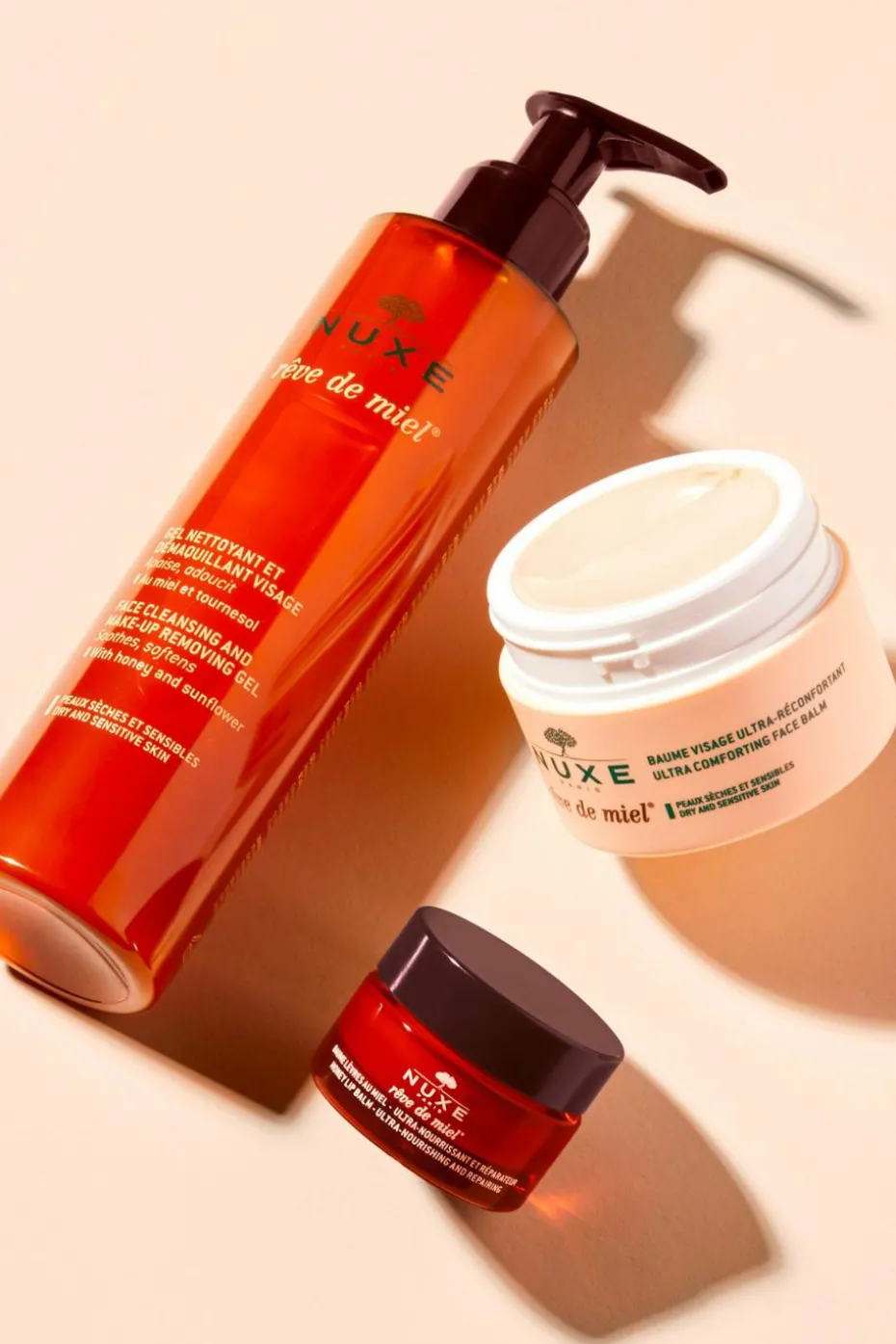 Gel nettoyant démaquillant visage Rêve de Miel®