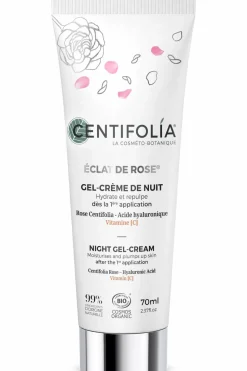 Gel-crème de nuit éclat de rose