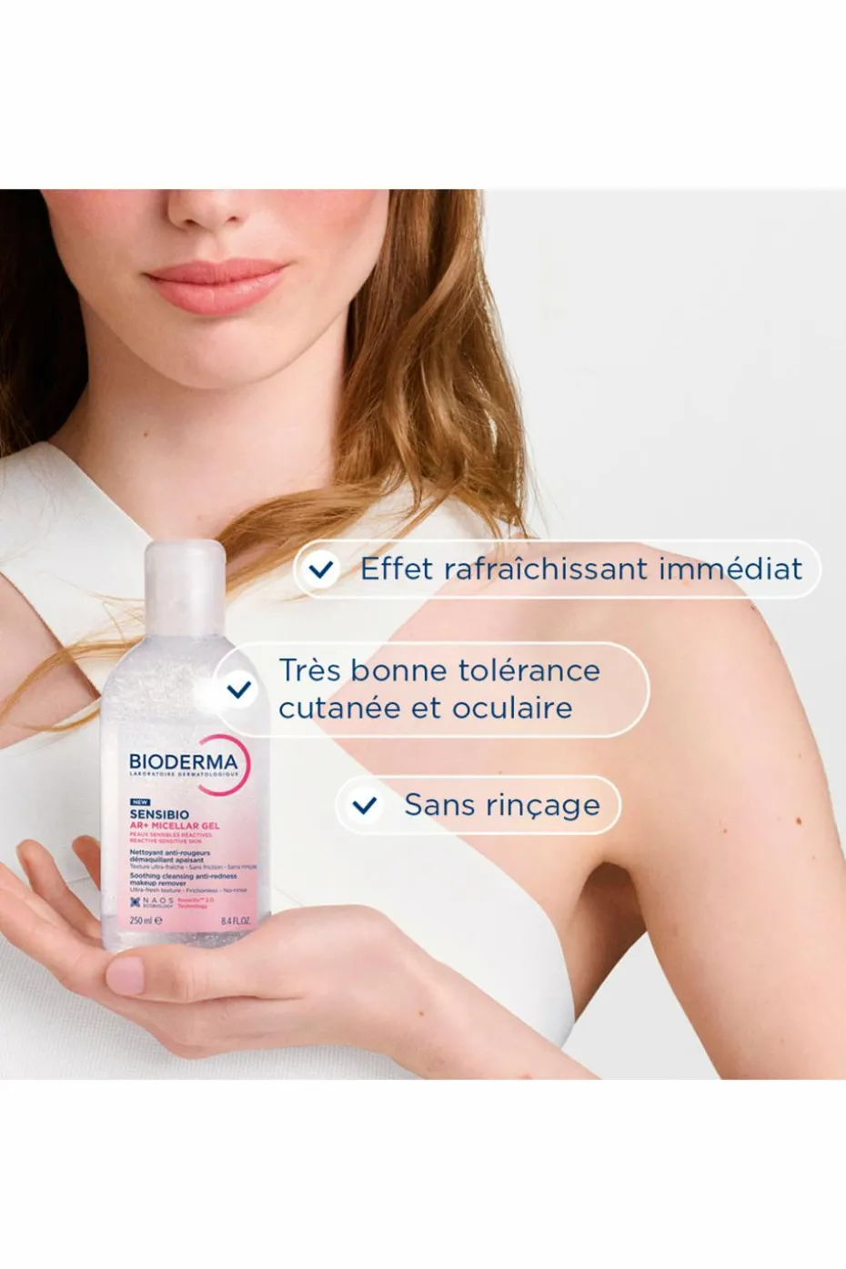 Gelée micellaire démaquillante Créaline AR+
