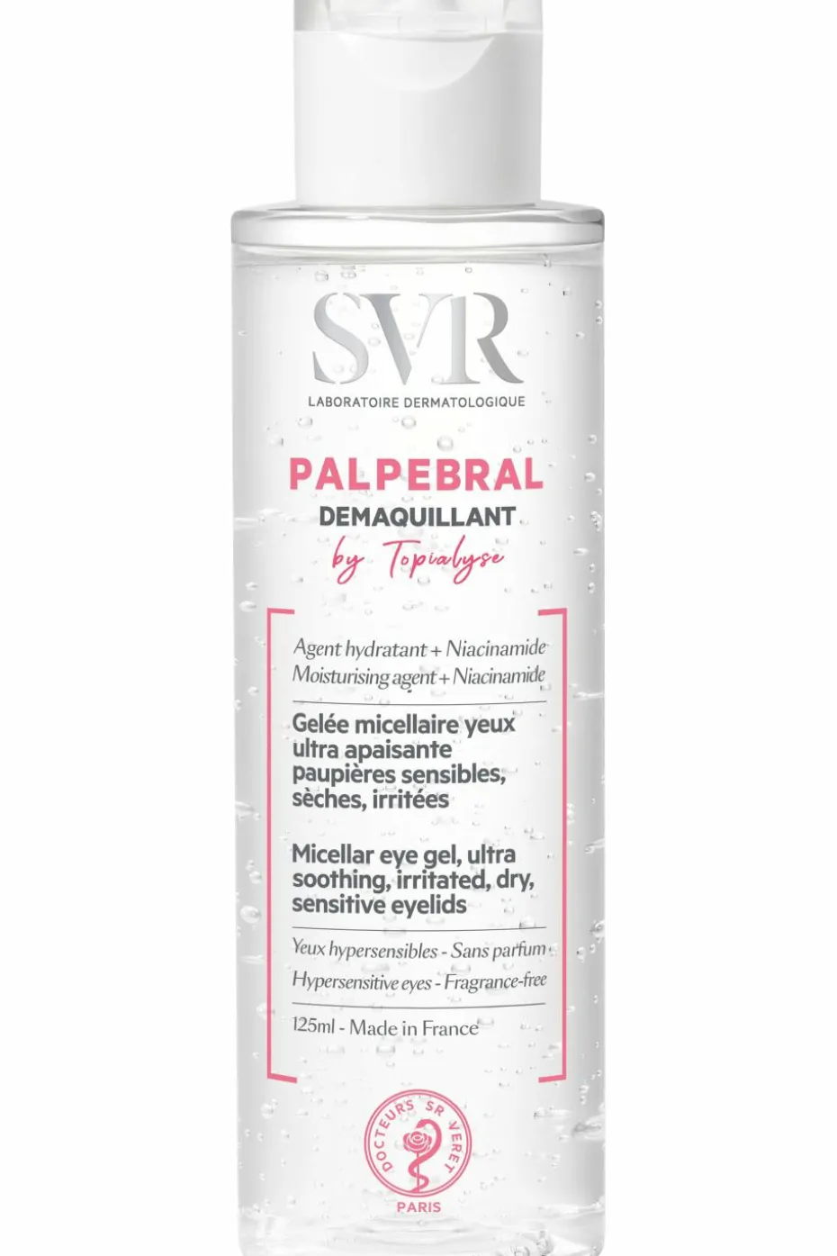 Gelée micellaire démaquillante yeux paupières sensibles, sèches & irritées Palpebral