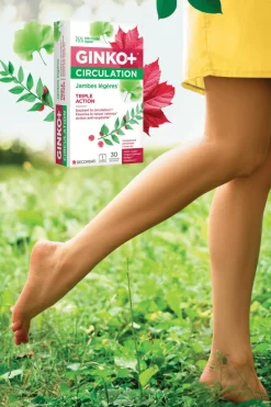 GINKO + CIRCULATION Complément alimentaire circulation jambes légères