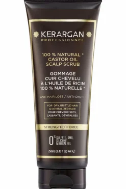 Gommage anti-chute à l’huile de ricin