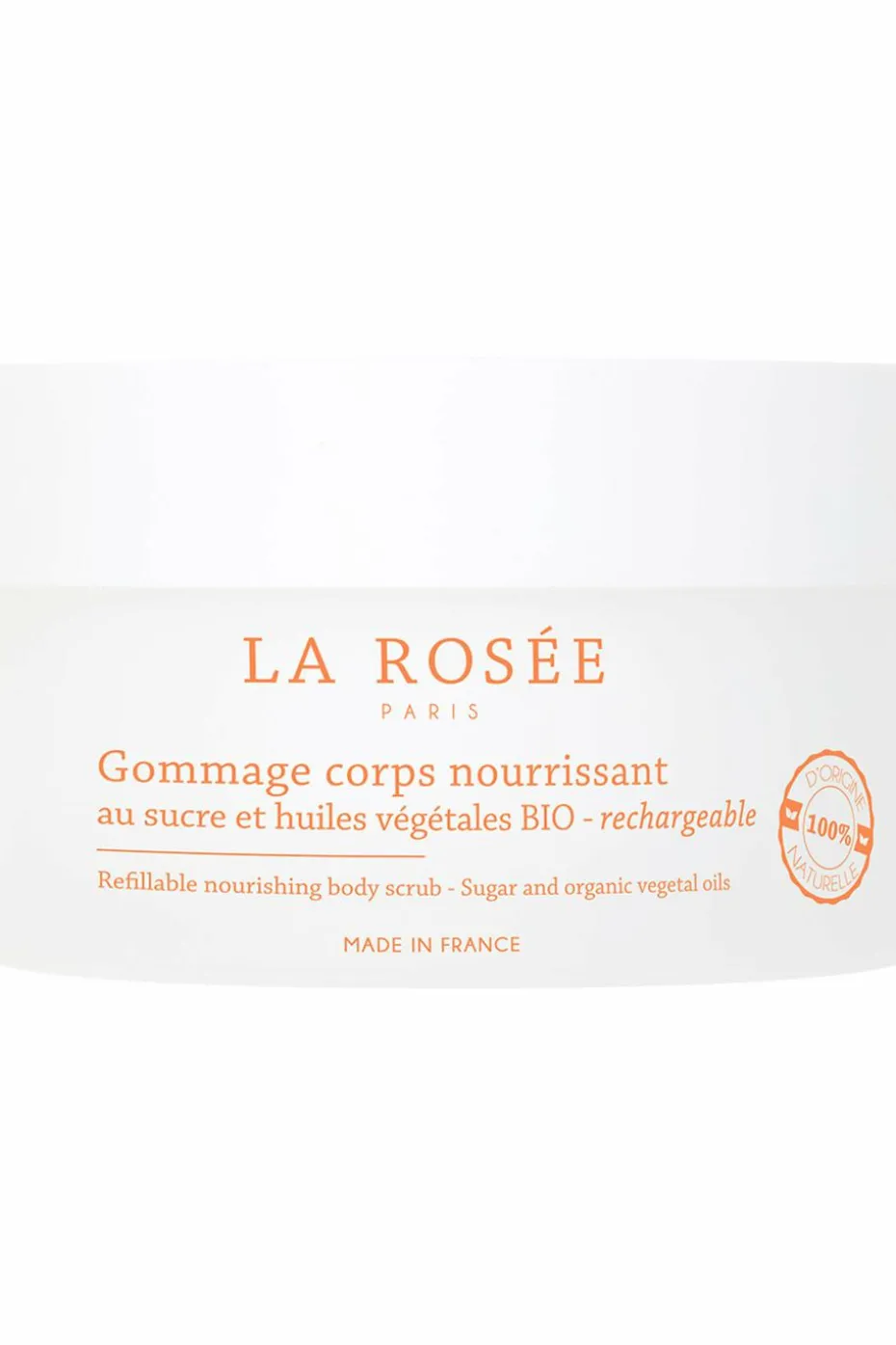 Gommage corps nourrissant rechargeable au sucre et aux huiles végétales BIO