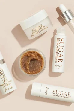 Gommage lèvres exfoliant au sucre roux