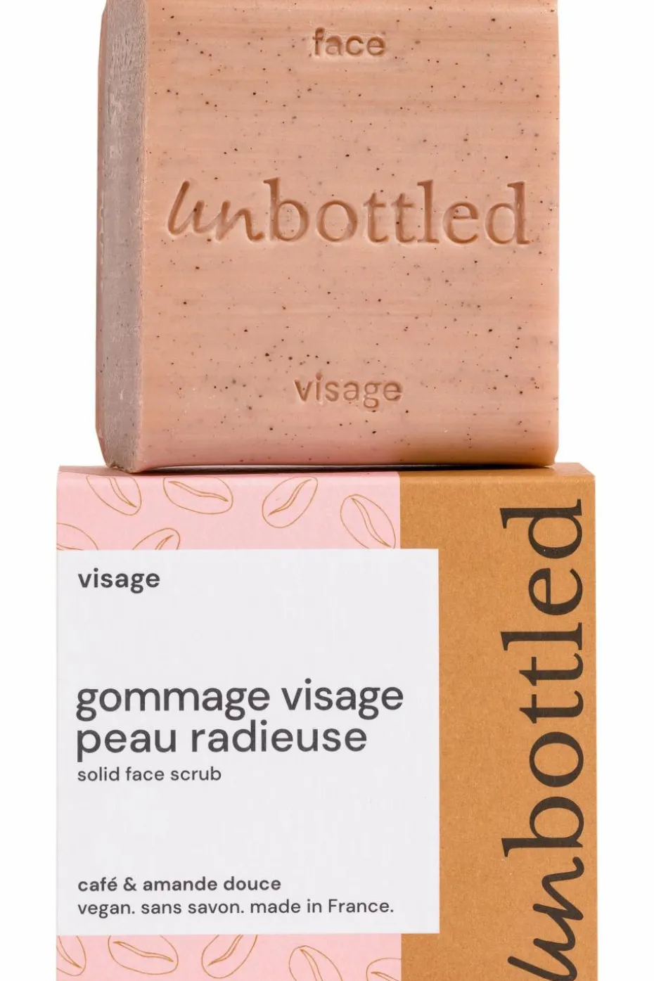 Gommage visage solide peau radieuse