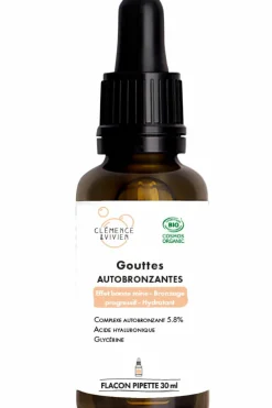 Gouttes autobronzantes pour visage