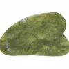Gua Sha en jade vert