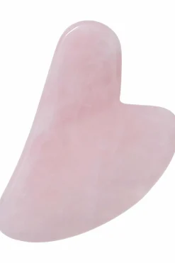 Gua Sha en Quartz rose