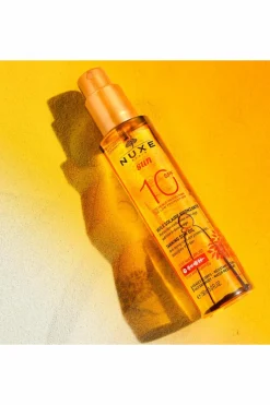 Huile bronzante visage et corps SPF10 Nuxe Sun