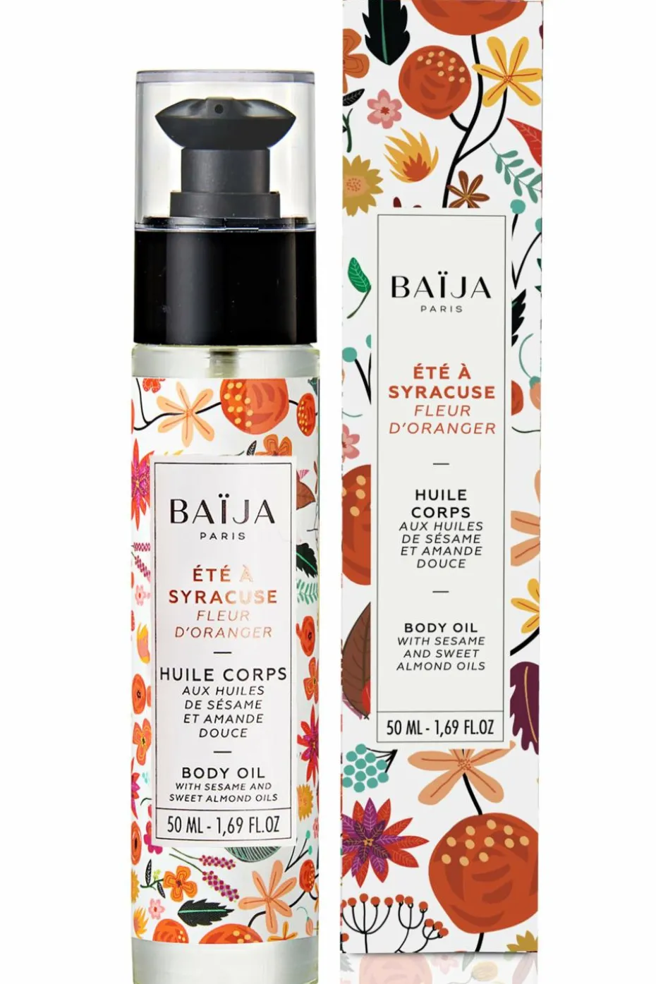 Huile corps & bain Été à Syracuse Fleur d’Oranger