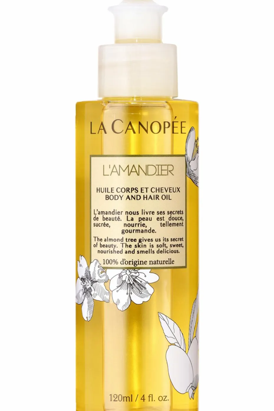 Huile corps et cheveux L’Amandier