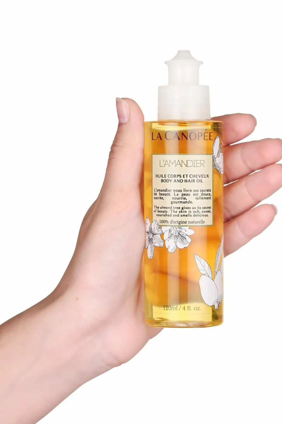 Huile corps et cheveux L’Amandier
