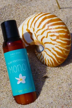 Huile corps, visage & cheveux au Monoï