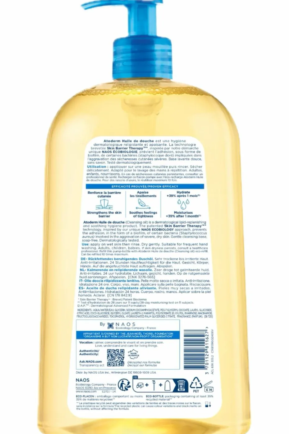 Huile de douche Atoderm