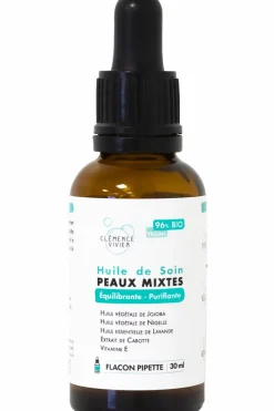 Huile de soin peaux mixtes