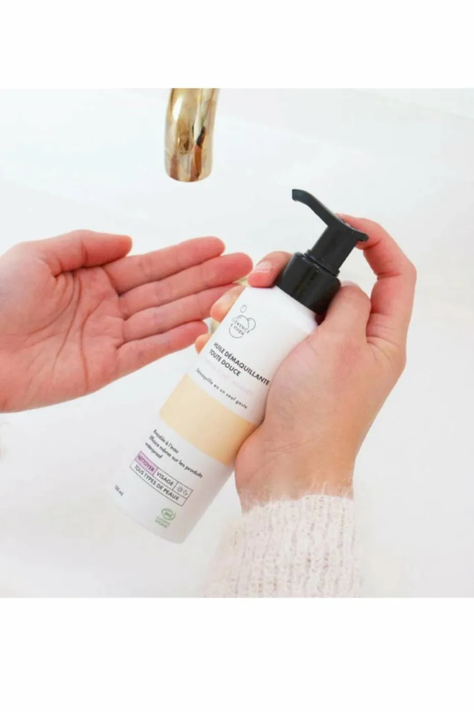 Huile démaquillante toute douce Parfum Lait d’Amande