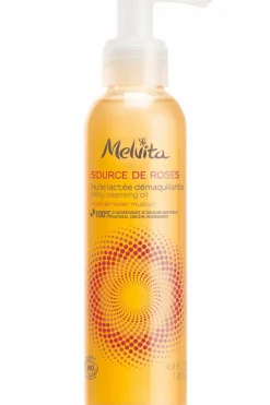 Huile lactée démaquillante Source de Roses