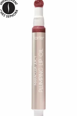 Huile repulpante pour les lèvres Mulberry Maracuja scintillante