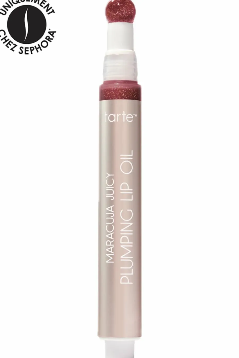 Huile repulpante pour les lèvres Mulberry Maracuja scintillante