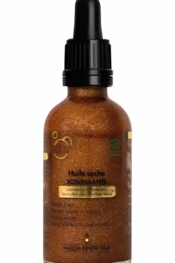 Huile sèche corps scintillante