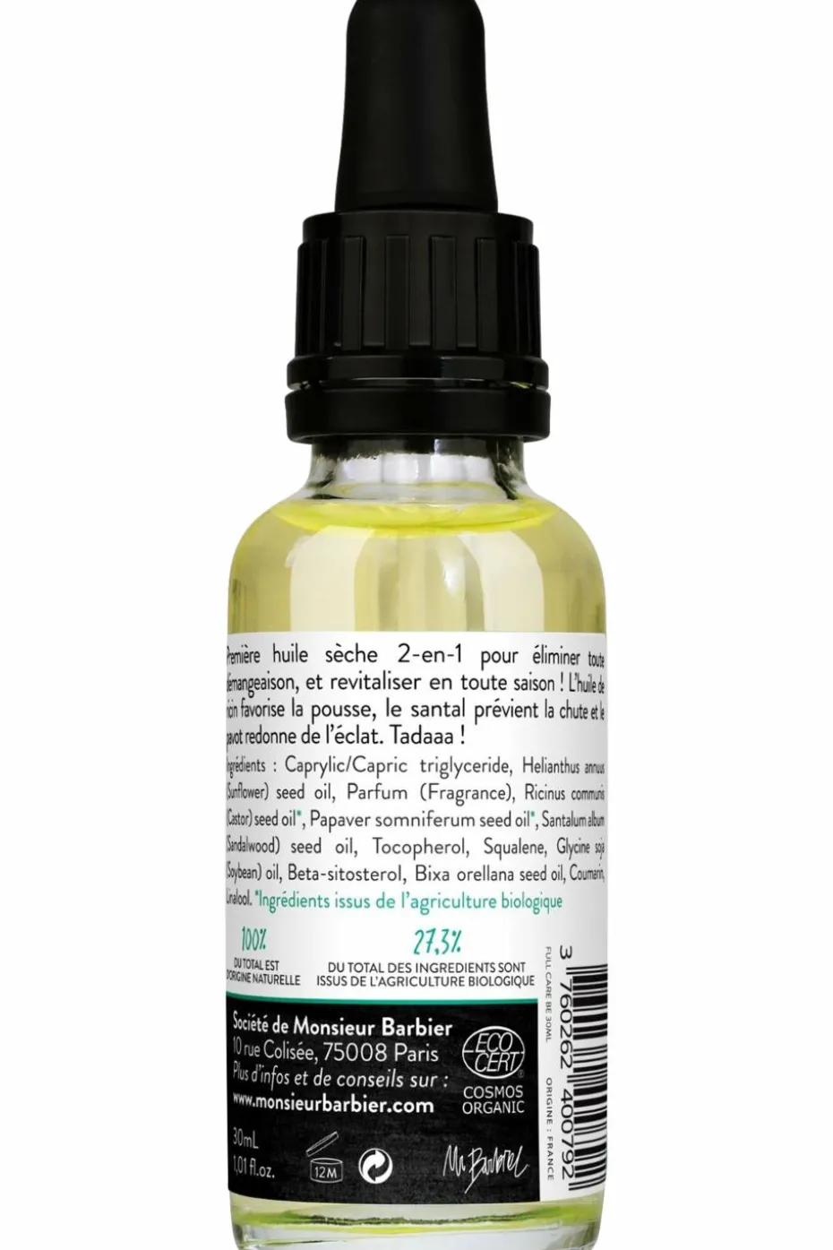 Huile sèche pour barbe et cheveux Full Care