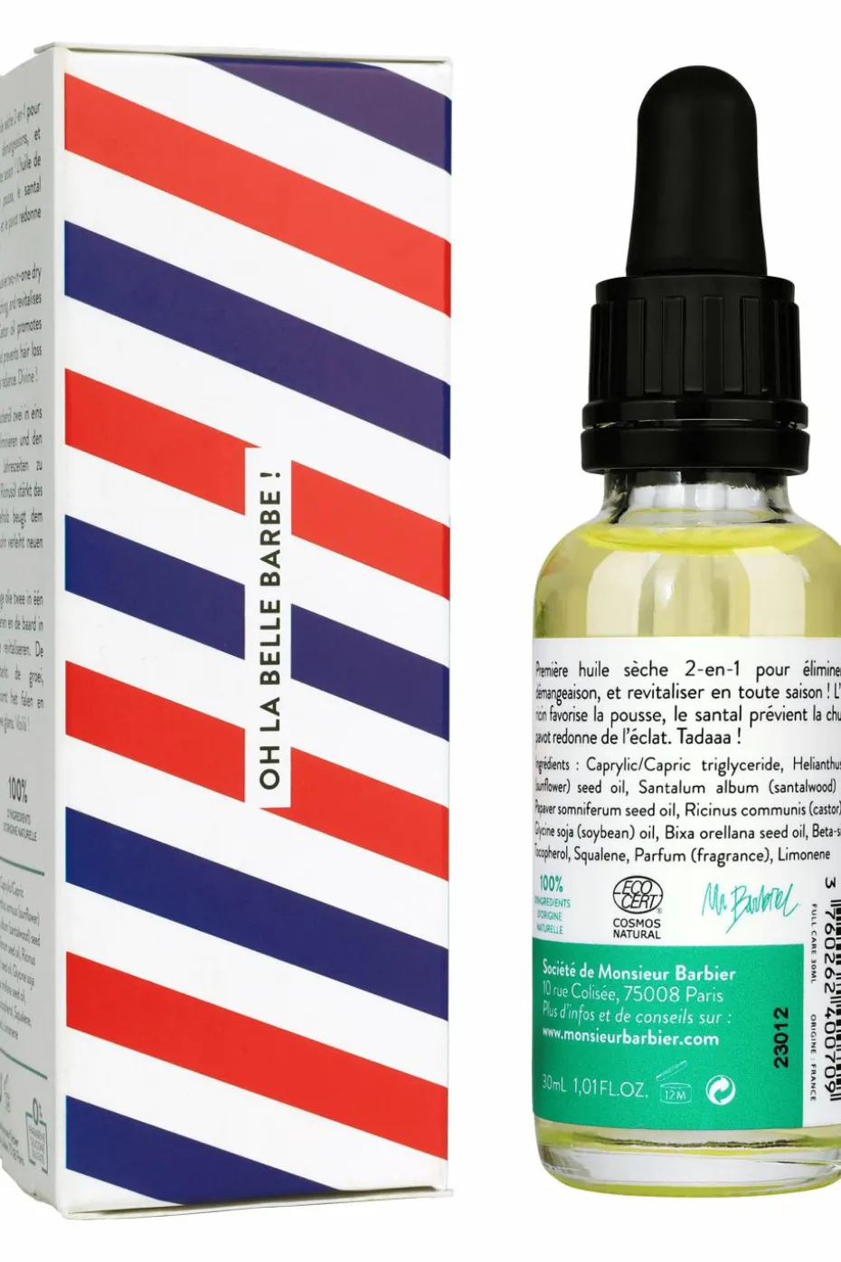 Huile sèche pour barbe et cheveux Full Care