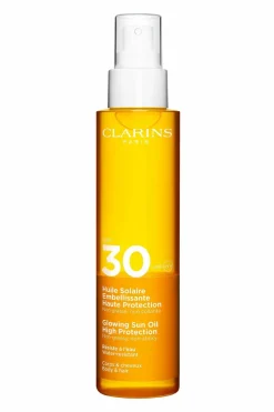 Huile solaire embellissante corps SPF30