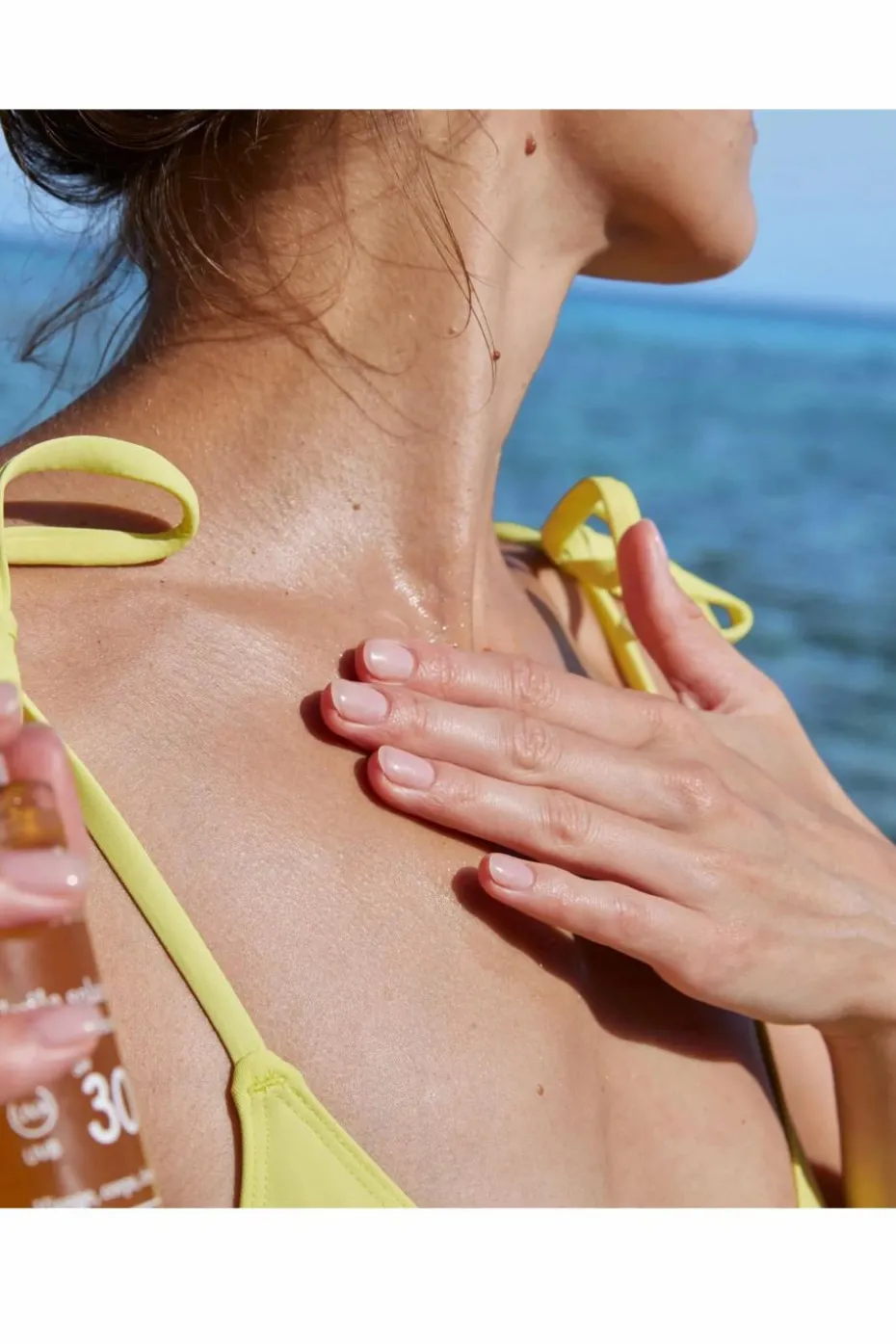 Huile solaire SPF 30 visage, corps & cheveux