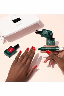 Kit manucure pro Green Flash Hortencia & Poppy Red