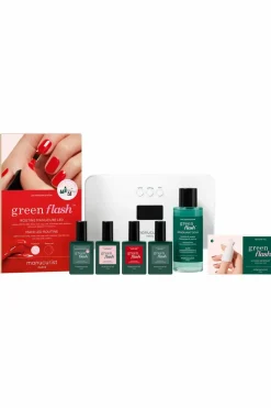Kit manucure pro Green Flash Hortencia & Poppy Red