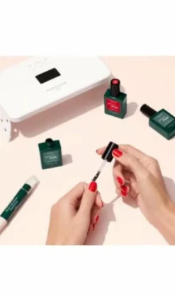 Kit manucure pro Green Flash Hortencia & Poppy Red