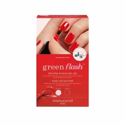 Kit manucure pro Green Flash Hortencia & Poppy Red