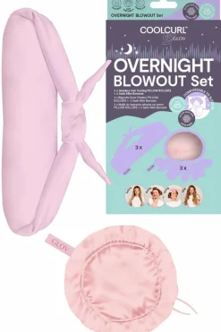 Kit pour boucler les cheveux sans chaleur pendant la nuit  Coolcurl™ rose