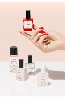 Kit routine manucure Système Green teinte Poppy Red