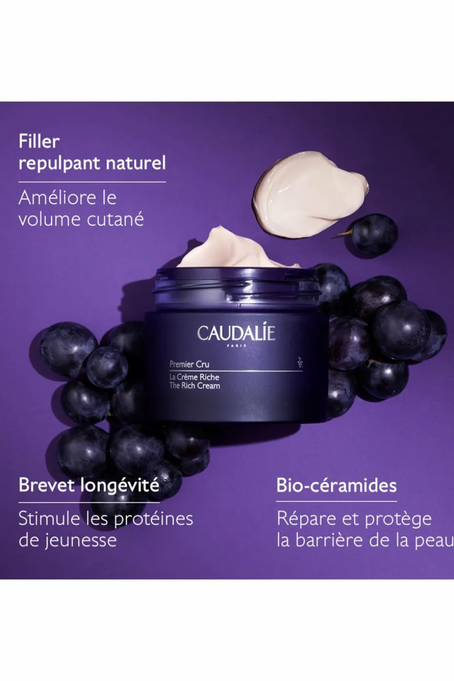 La crème riche Premier Cru rechargeable